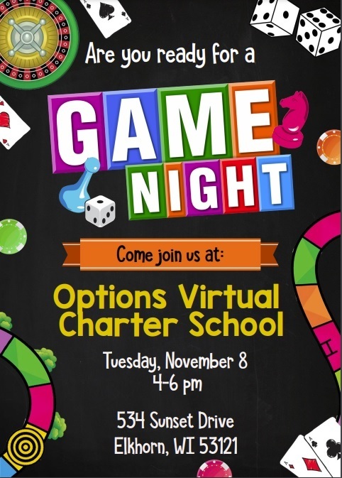 OPTIONS FAMILY GAME NIGHT