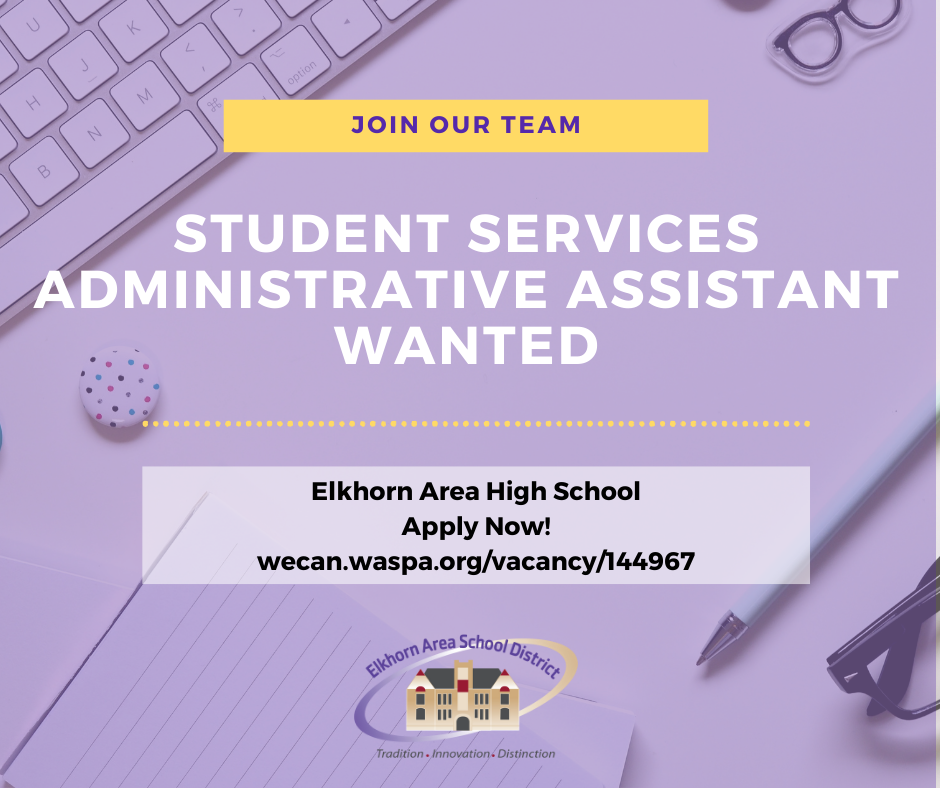 Student Services Administrative Assistant Wanted ad