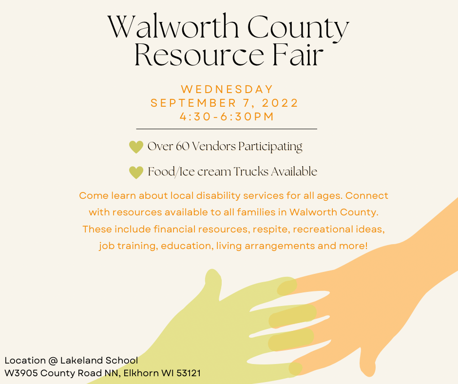 Walworth County Resource Fair Flyer