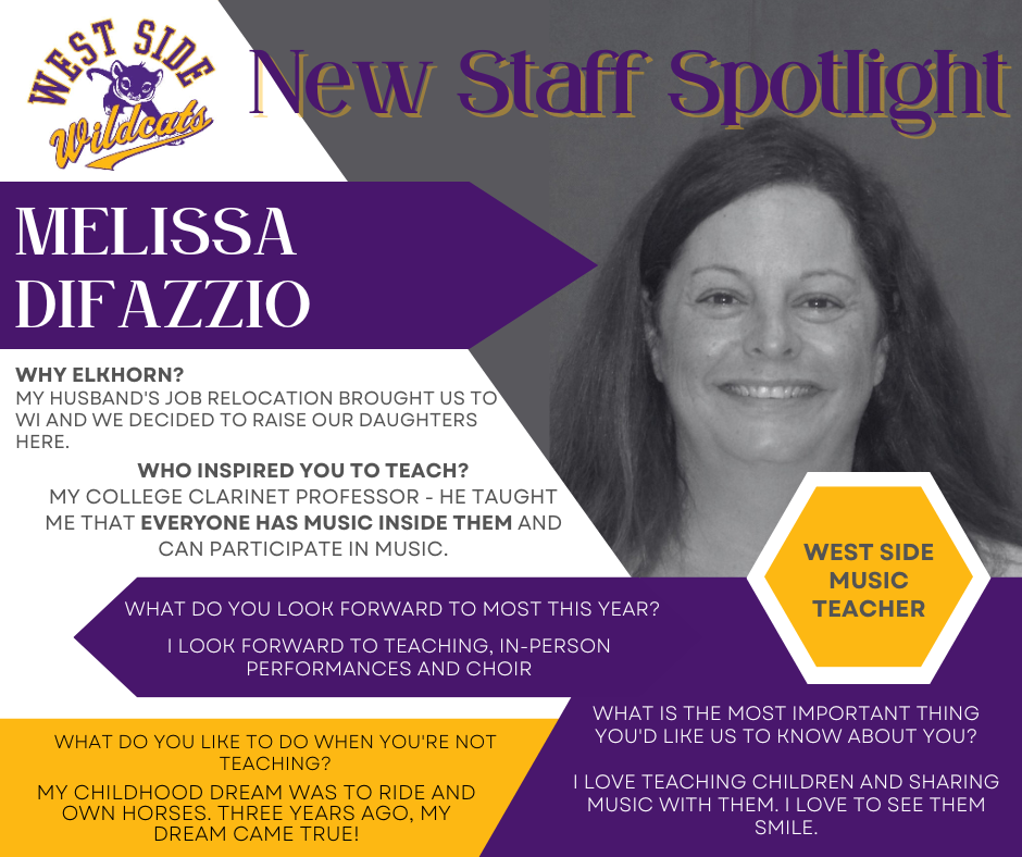 Melissa DiFazzio New Staff Feature