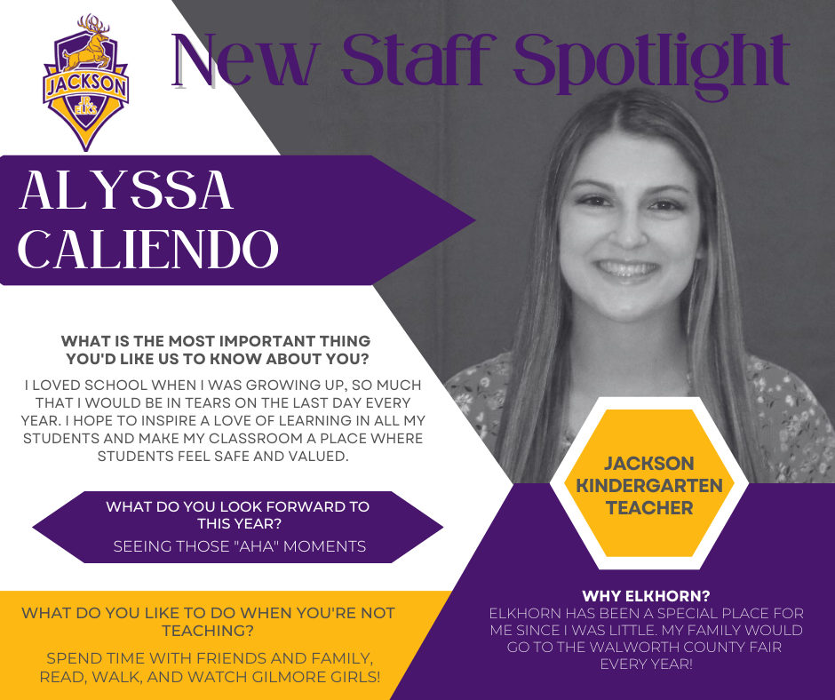 Alyssa Caliendo New Staff Feature