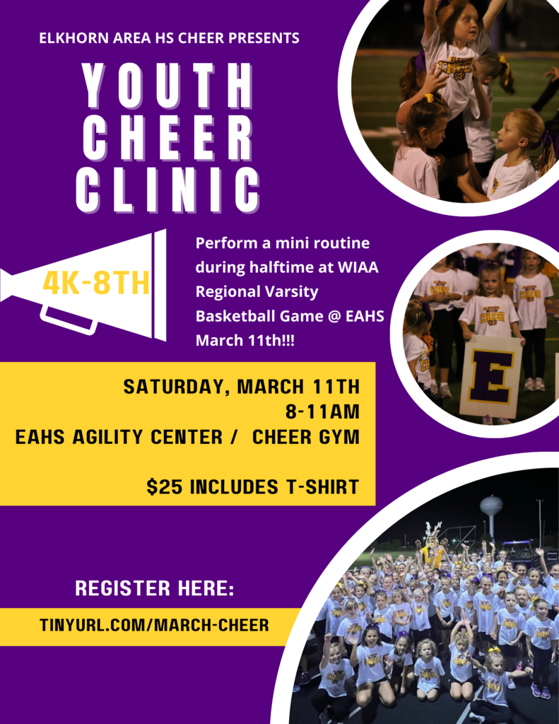 Cheer Clinic Flyer - March 11, 2023
