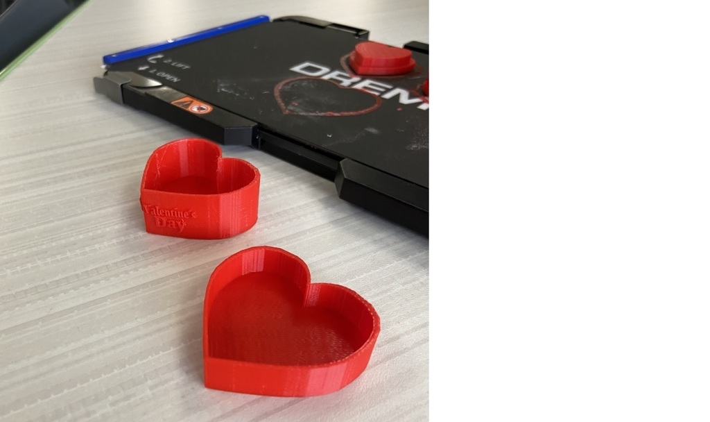 3-D Red Heart Box