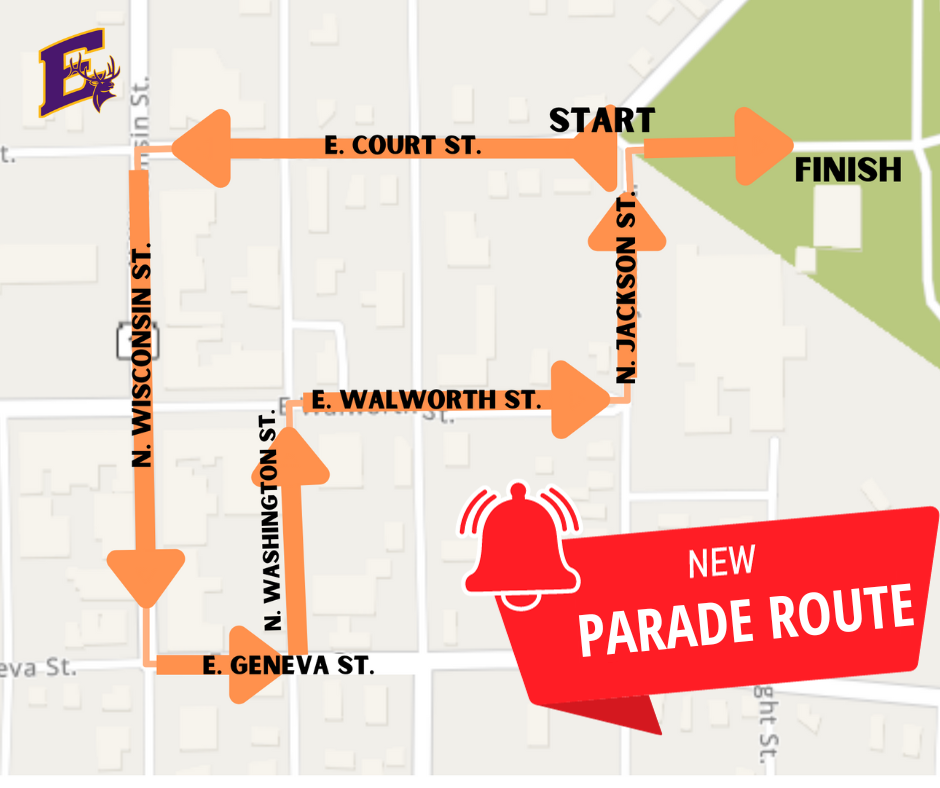2023 Homecoming Parade Route